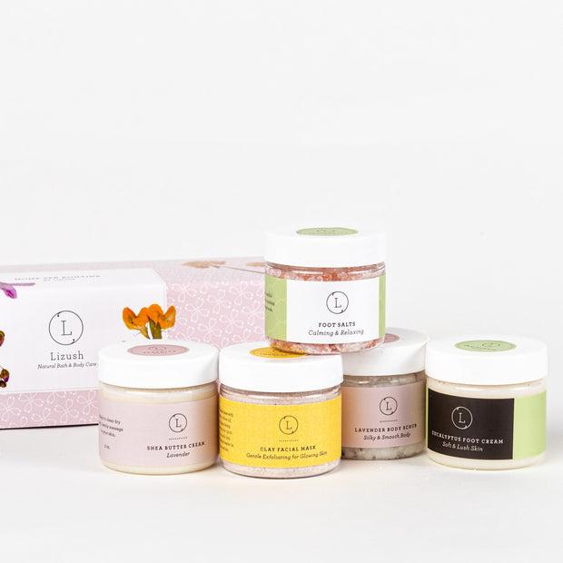 Full body Luxury Home Spa Routine Set  - Perfect thinking of you gift by Lizush