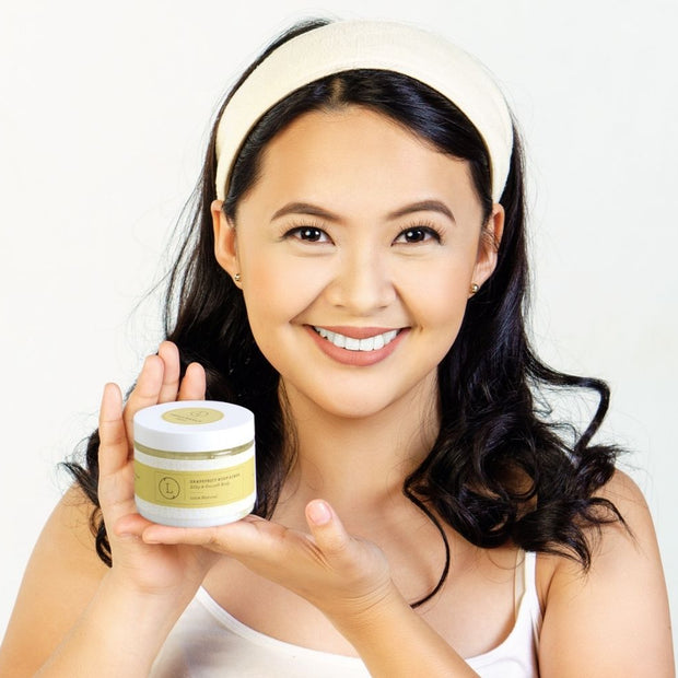 Body scrub, Natural body scrub, Grapefruit Body Salt Scrub, Non Toxin body scrub - lizush