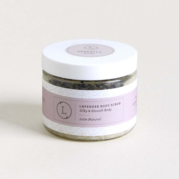 Body Scrub, Lavender Body Salt Scrub, Exfoliating body scrub, natural body scrub - lizush-