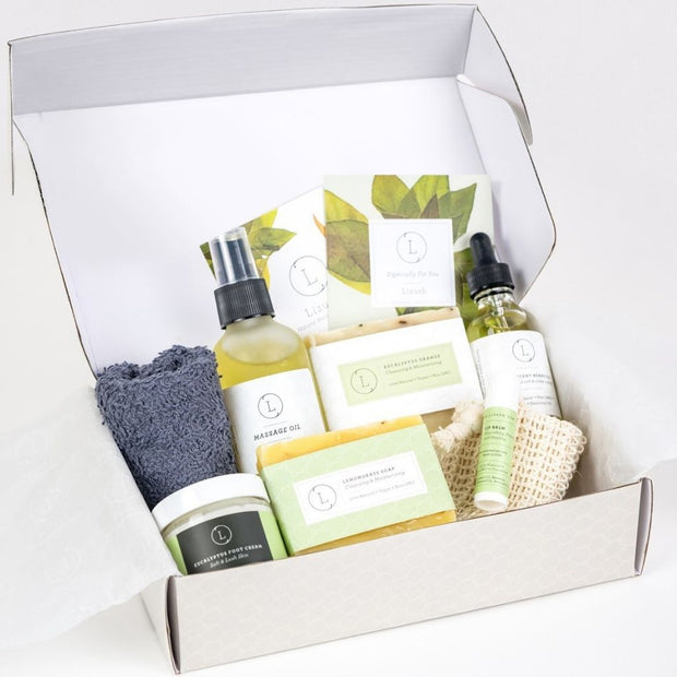 Men skincare set, Men Grooming kit, Eucalyptus Gift Box for Men
