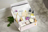 Natural lavender skin care spa gift box