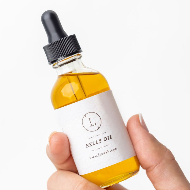 Natural belly oil in a glass bottel - lizush