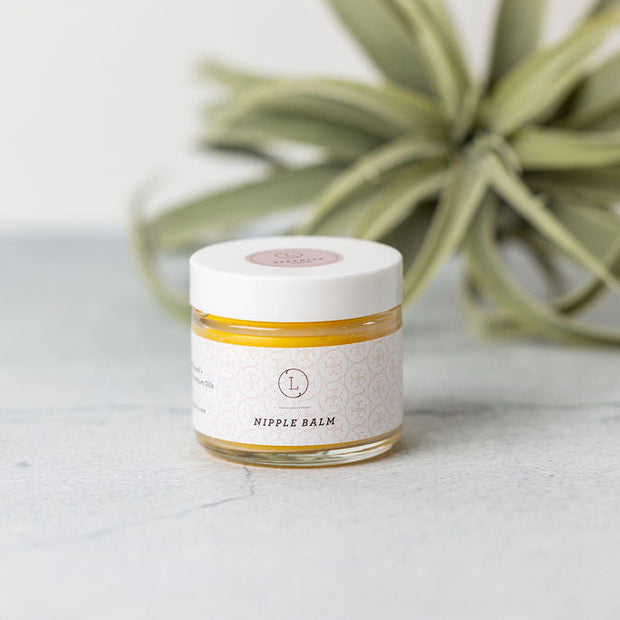 Natural organic nipple balm in a smal jar - lizush