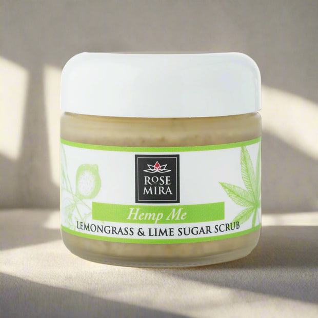 Hemp Me- Lemongrass & Lime Sugar Body Scrub
