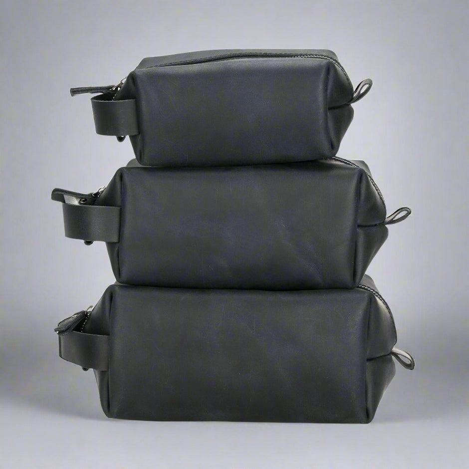 Thayne Cow Leather Makeup Bag for Women